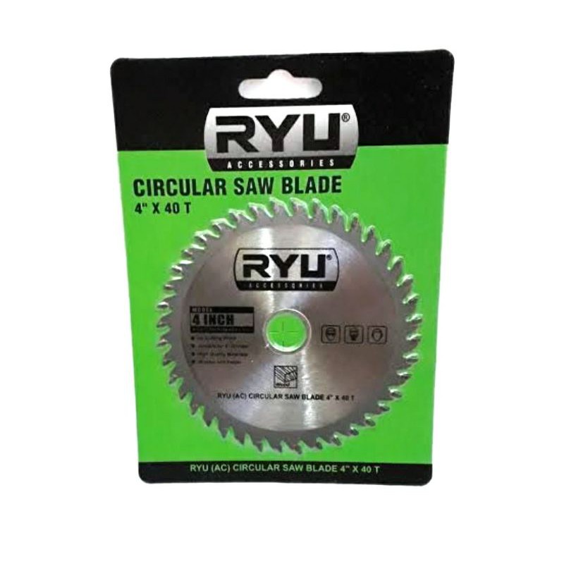 Ryu Mata Potong Kayu 4 Inch / Ryu Circular Saw Blade 4 Inch x 40 T