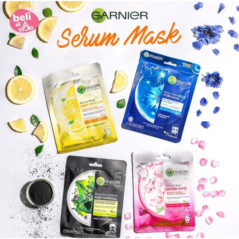 Garnier serum mask