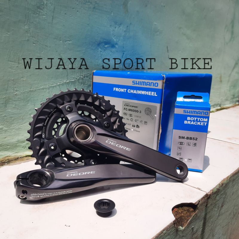 Crank Crankset Shimano Deore M6000 40T HT2 Hollowtech 2