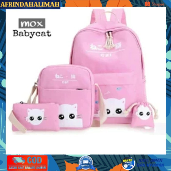 

[TERBARU] Tas Sekolah Anak Wanita Rangsel Set 4in1 SS