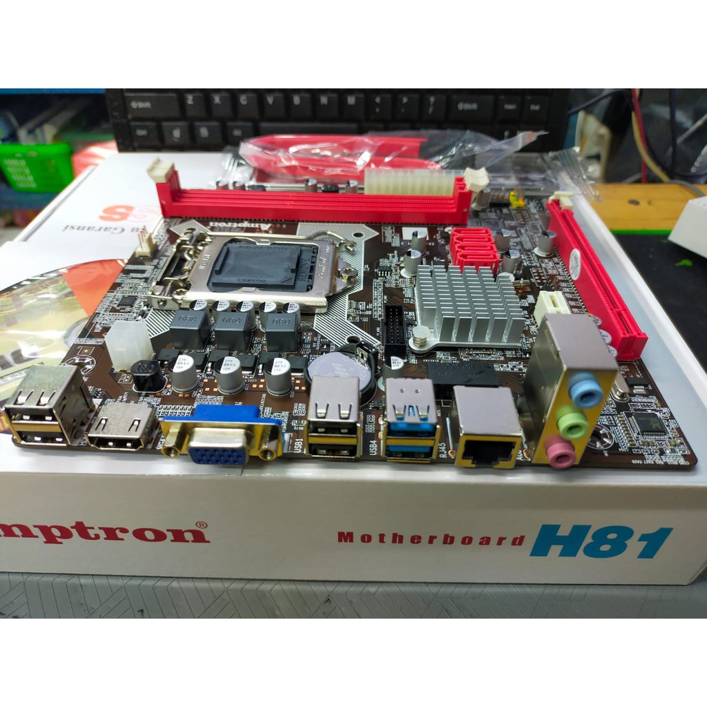 Motherboard amptron H81 socket intel LGA 1150 DDR3 Mainboard LGA1150