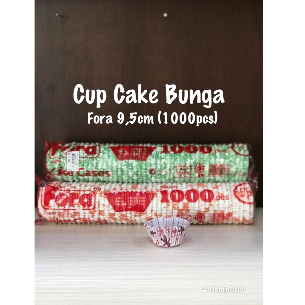 

Cup cake bolu kukus bunga Fora 95mm @1000pcs
