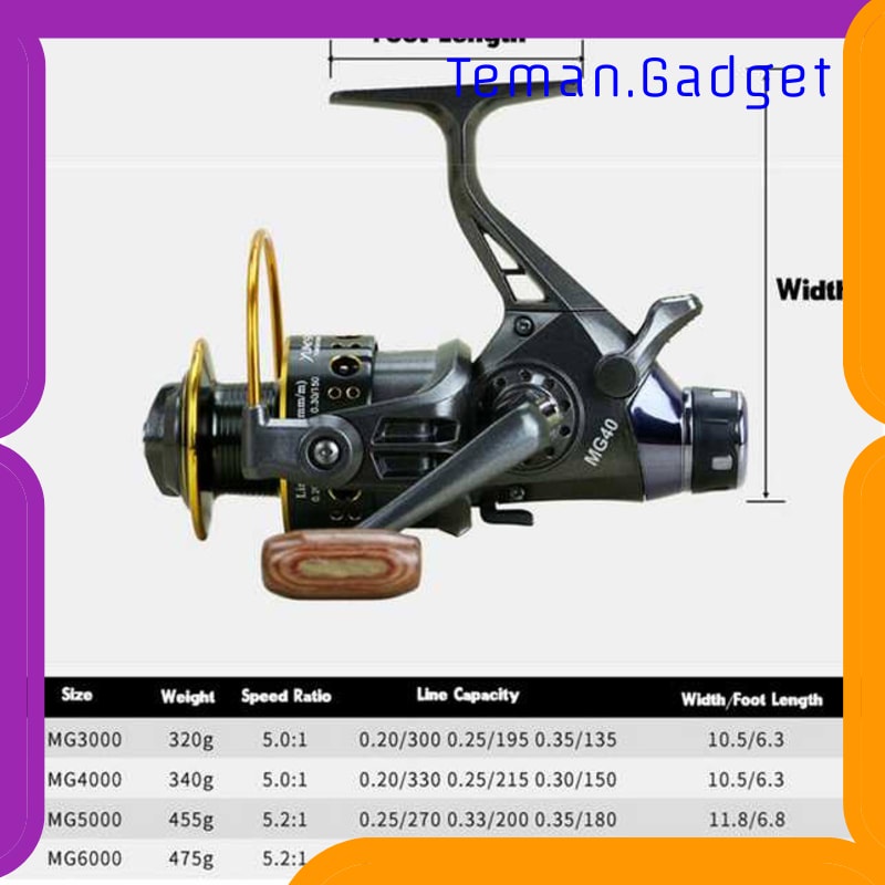 TG-IF297 YUMOSHI REEL PANCING MG3000 10+1 BALL BEARING - MG30