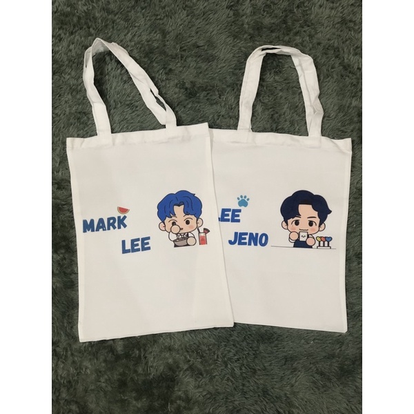 Tote Bag Kanvas Simple Cutie Character 7 NCT Dream // Cafe NCT Dream