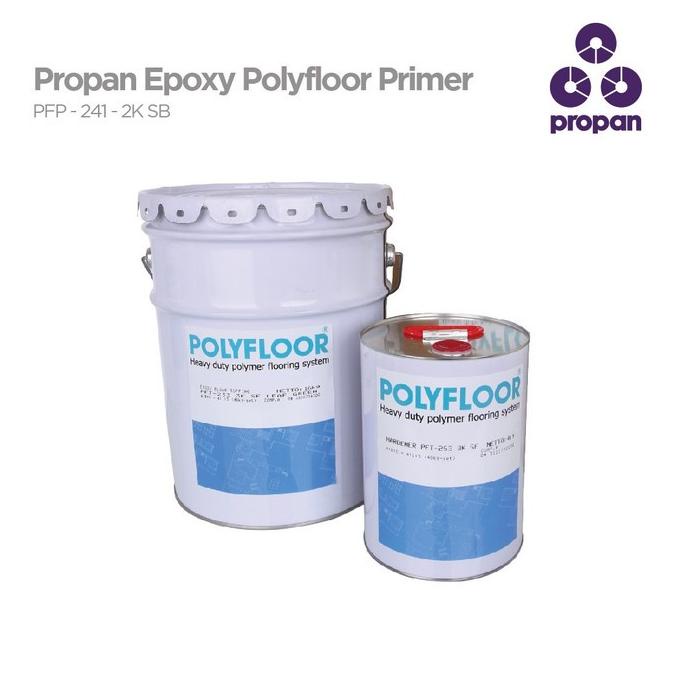 CAT DASAR CAT LANTAI EPOXY POLYFLOOR PRIMER PFP-261-2K SB 5 Kg set Termurah