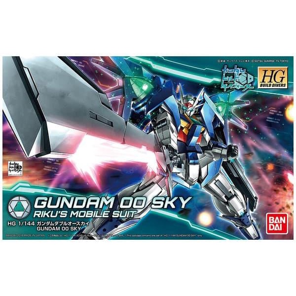 Hg 1/144 Hgbd Gundam 00 Oo Sky Riku'S Mobile Suit Build Divers Bandai