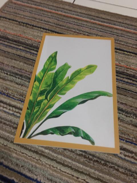 Wooden Projects Walldecor Tropical Hiasan Dinding Daun - Tpc1