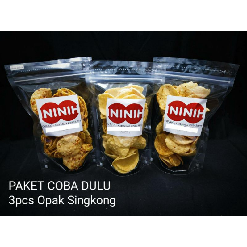 

OPAK Singkong • PAKET COBA DULU (3pcs Opak Singkong)