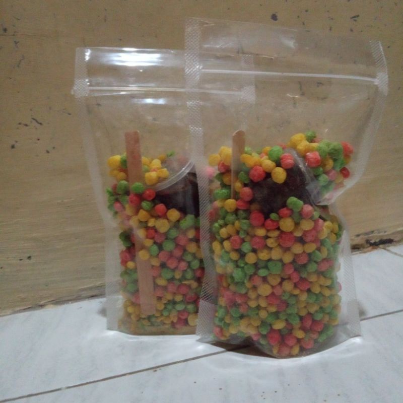 

rainbow rice crispy ball