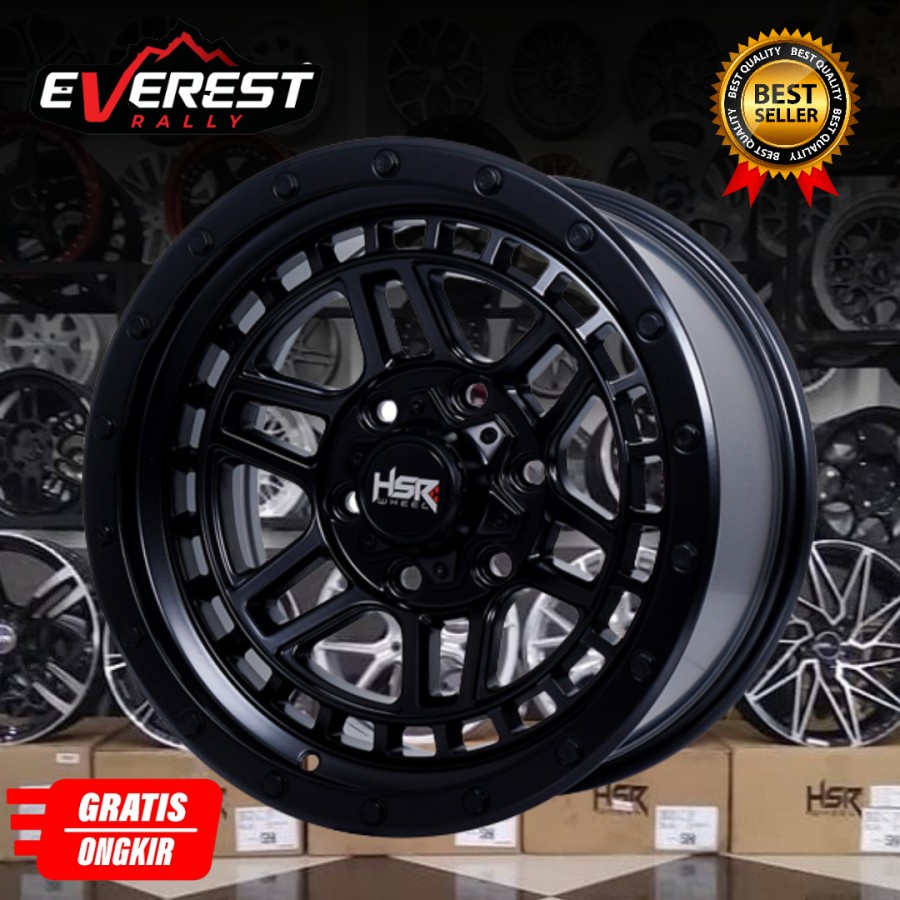 Velg HSR Ring 17 PCD 6x139,7 HSR Wheel Velg R17 Fortuner Pajero DOPANG