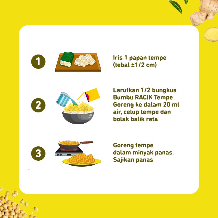 

Instan-Masak-Bumbu- Bumbu Indofood Racik Tempe Bundle 3 Pcs -Bumbu-Masak-Instan.