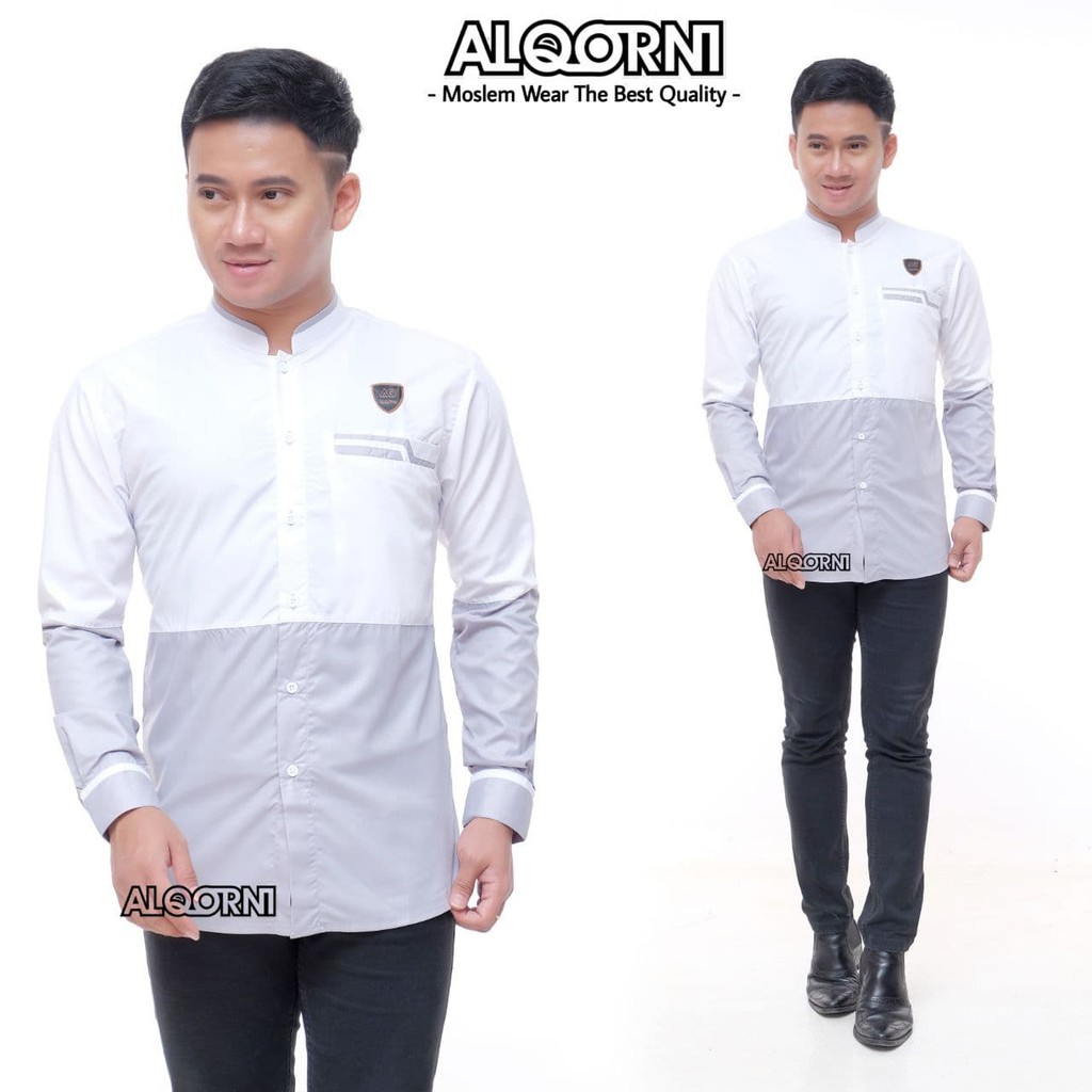 Baju Koko Muslim Modern Al-Qorni