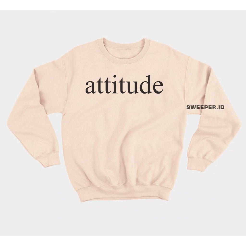 BASIC SWEATER OBLONG ATTITUDE BAHAN FLEECE