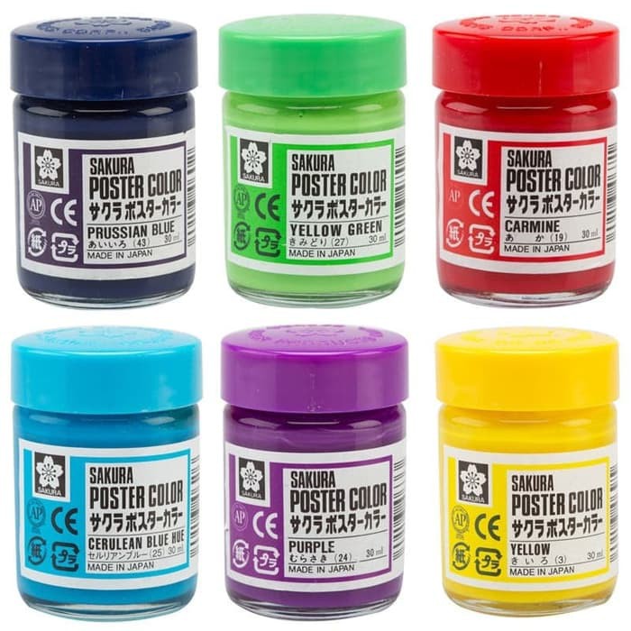 Harga Cat Poster Sakura Terbaik Perlengkapan Menggambar Melukis Buku Alat Tulis Mei 2021 Shopee Indonesia