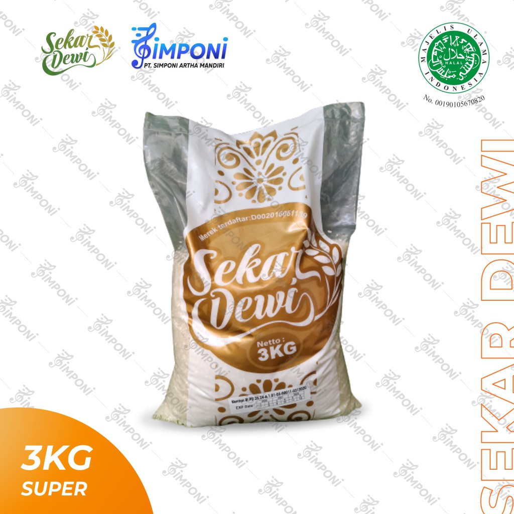 

Beras Sekar Dewi 3kg SUPER