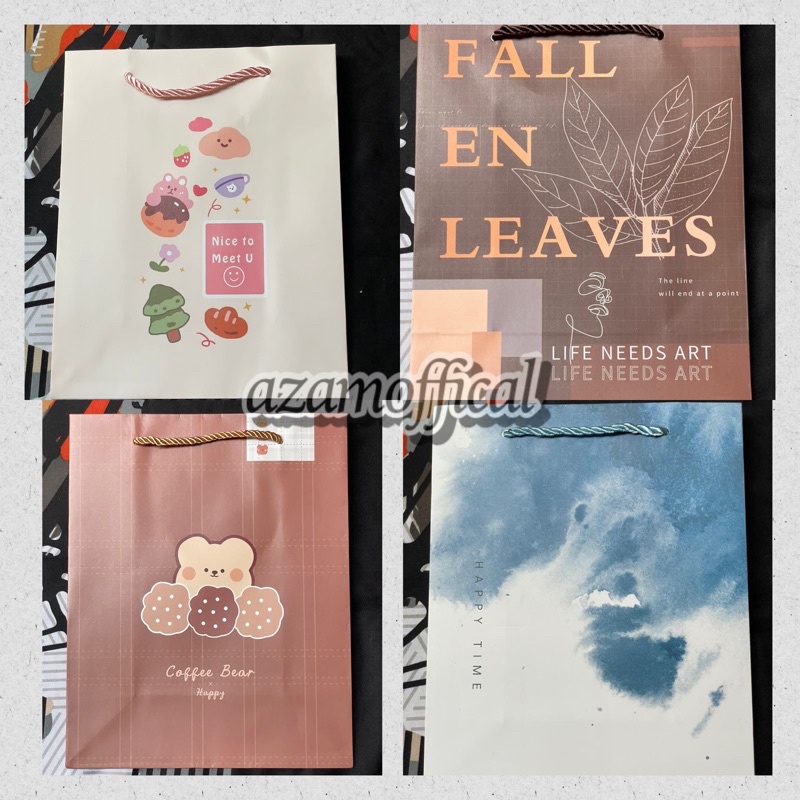

PAPER BAG MOTIF HAPPY BIRTHDAY POLOS SIZE 24 5x19 5x9 5cm