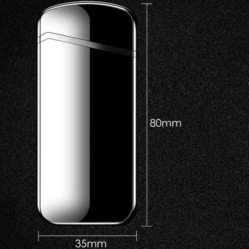 Korek Api Elektrik Fingerprint Sensor LED Touch Pulse Plasma Firetric - ACL8