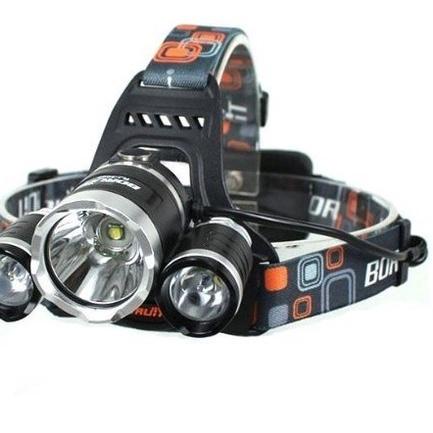 (STOK TERBARU) Senter Kepala Headlamp 3 LED Cree XM-L 3T6 - Cree XM-L T6 5000 Lumens ZS