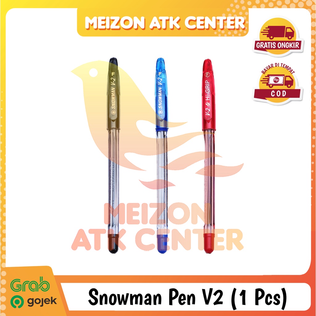 

SNOWMAN Pen V2 Pulpen Pena Ballpoint Ballpen [1 PCS]