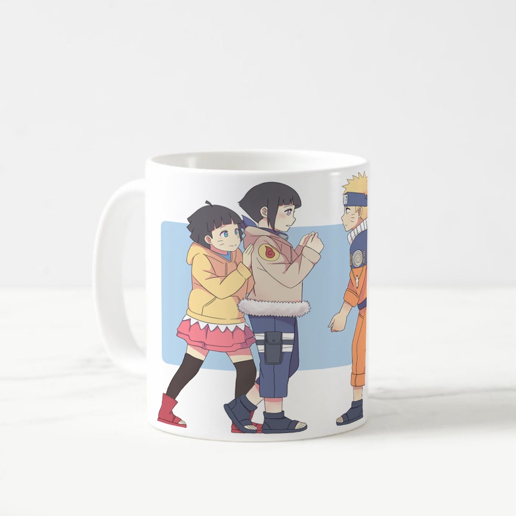 Mug Kramik Naruto Boruto Uzumaki Himawari Uzumaki Family