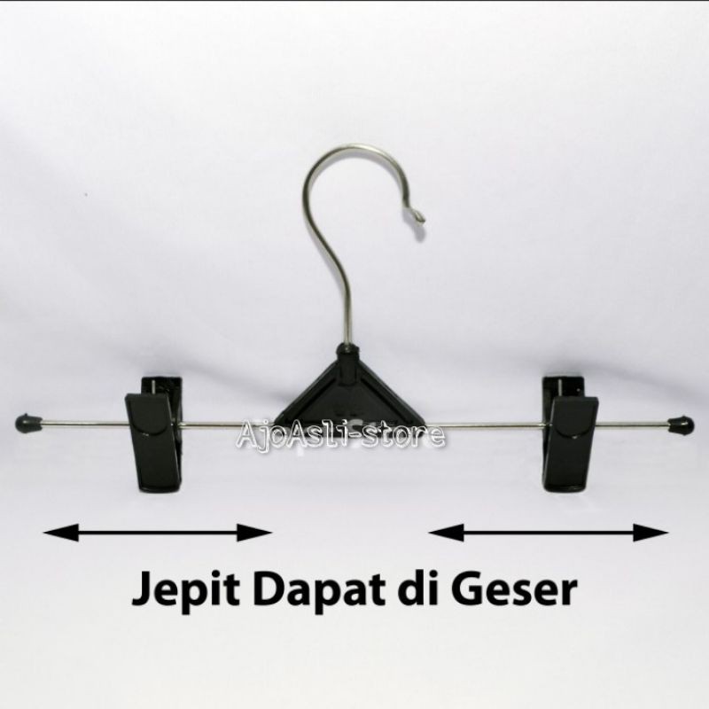 Hanger Jepit Plastik-Besi Celana Dewasa