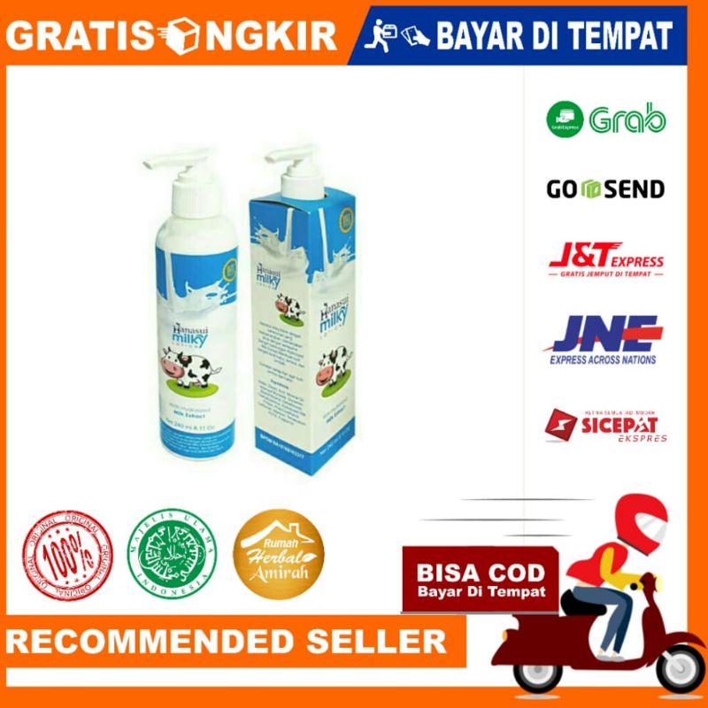 Hanasui Lotion Milky 240 ml | Melembabkan Kulit | Asli Original 100 %