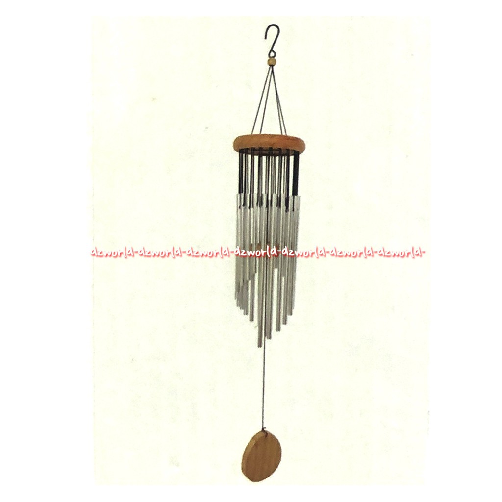 Krisgarden Windchime Historia 62cm Silver Genta Angin Lonceng