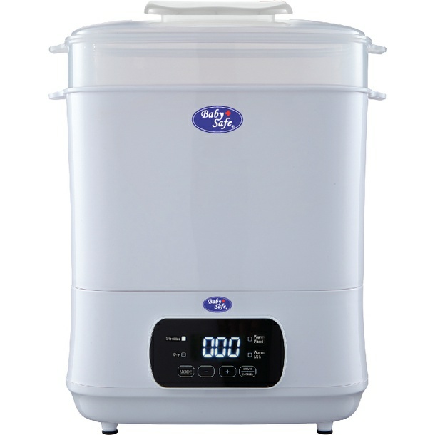 Baby Safe STE01 Digital Sterillizer &amp; Dryer With Food Warmer - Alat Steril dan Menghangatkan Makanan