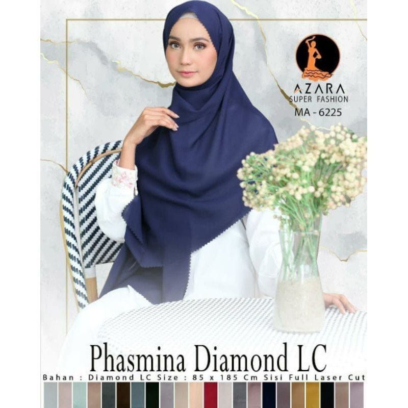 Pasmina azara diamond laser cut •• pasmina sabyan •• hijab pasmina