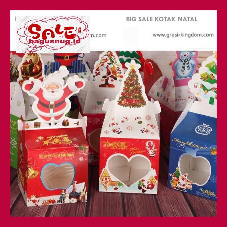 

Perlengkapan Natal Nugy- Big Sale Kotak Natal, Kotak Kado Natal, X'Mas Souvenir Box, Kotak Kado