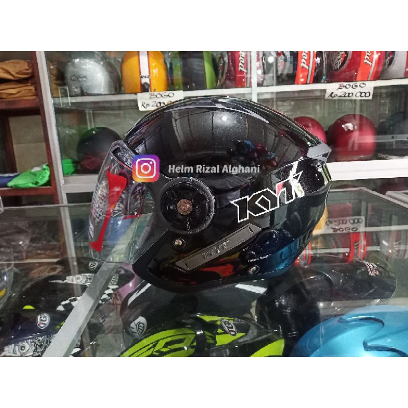 Helm KYT Mine Solid - Black