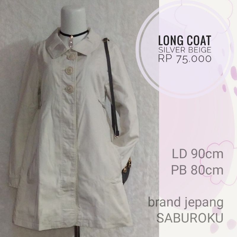 LONG COAT IMPORT UNYU