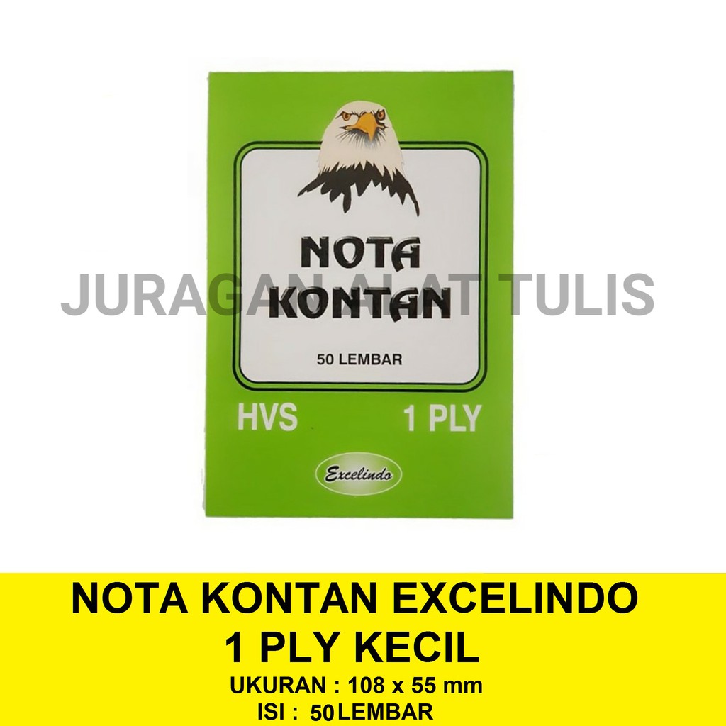 

NOTA KONTAN EXCELINDO RANGKAP 1 KECIL