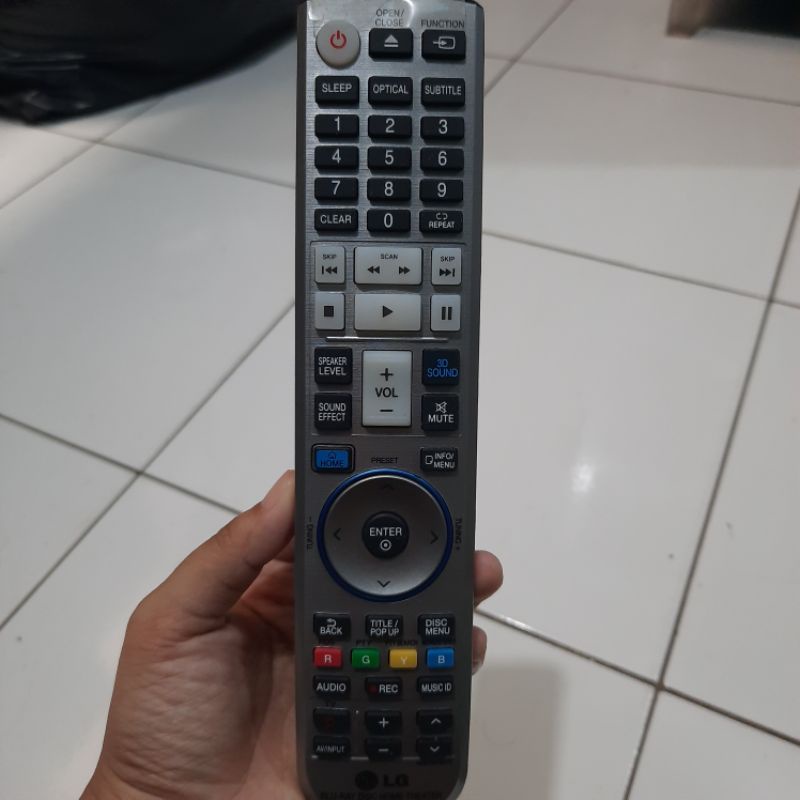 REMOTE REMOT DVD LG BLU RAY DISC HOME THEATER AKB73616203 ORIGINAL ASLI