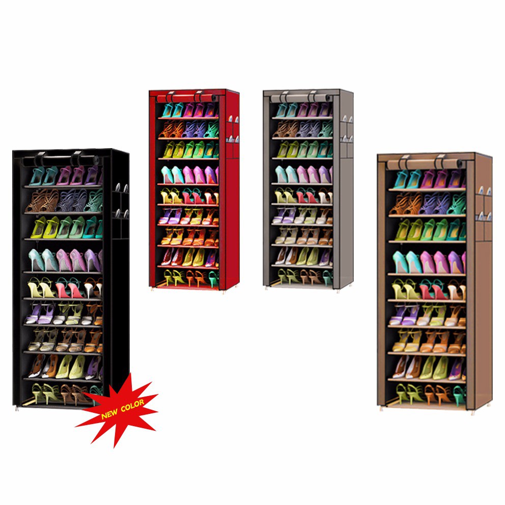 Rak Sepatu 10 Susun Lemari Sepatu 10 susun Shoe Rack Rak Sepatu 10 Susun Lemari Sepatu 10 susun Shoe Rack