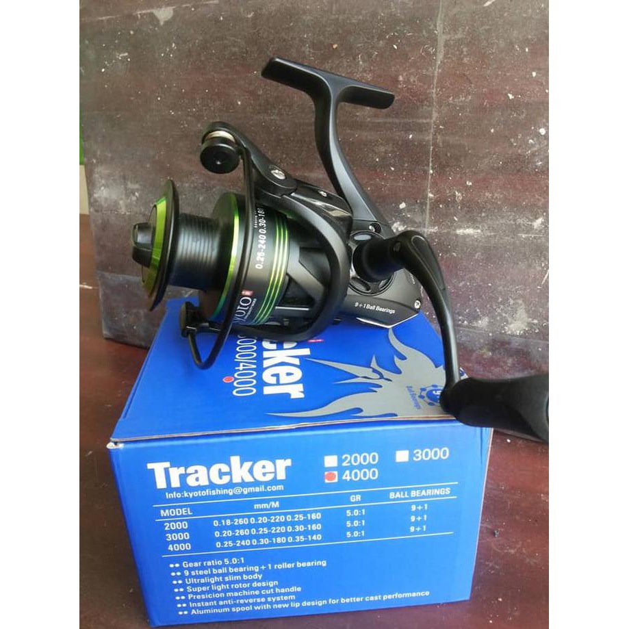 hot promo Spining Reel KYOTO TRACKER 4000 10 Bearing Power Handle