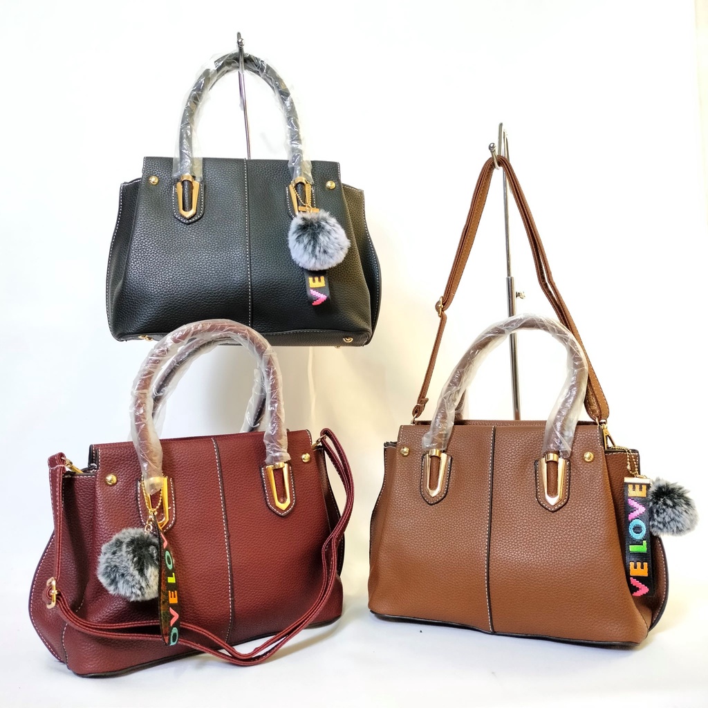 Sale Tas 2 Sisi Bisa Selempang Wanita Fesyen Import 728 Bonus Gantungan