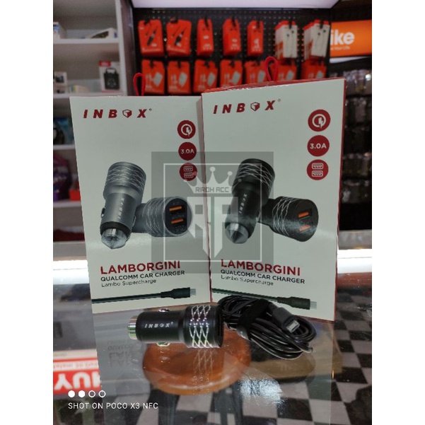INBOX qualcomm car charger 3.0A / cas mobil inbox qualcomm 3.0A