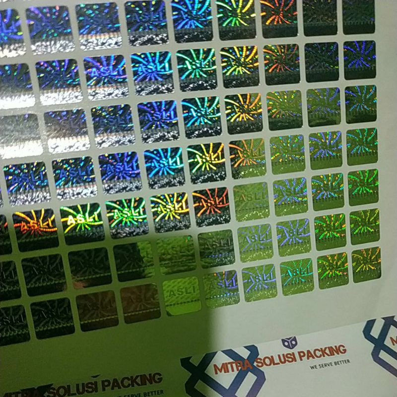 

HOLOGRAM ASLI | HOLOGRAM | SEGEL KEMASAN | JAMINAN MUTU