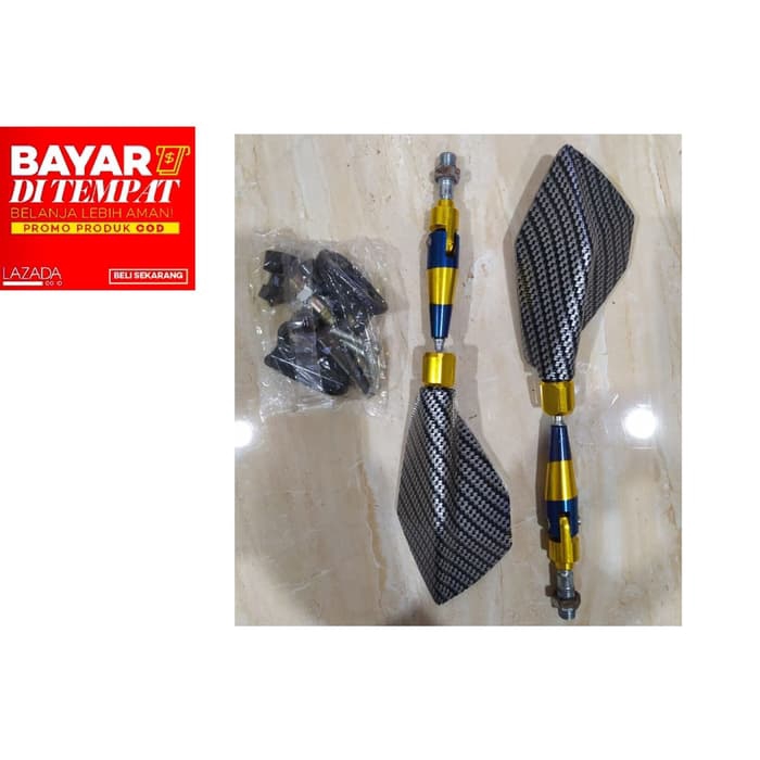 Spion Tomok Full Cnc Two Tone/ Spion Tomok Cnc 2Tone Blue Gold