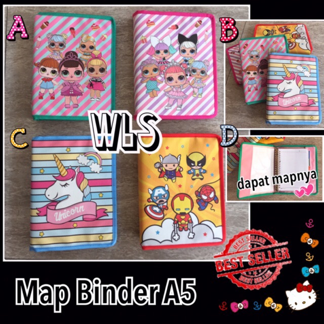 

Map binder A5