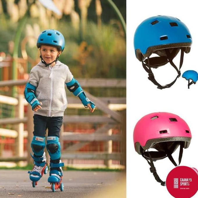 Oxelo Helm Sepeda / Skateboard / Sepatu Roda Anak Ori Decathlon ..