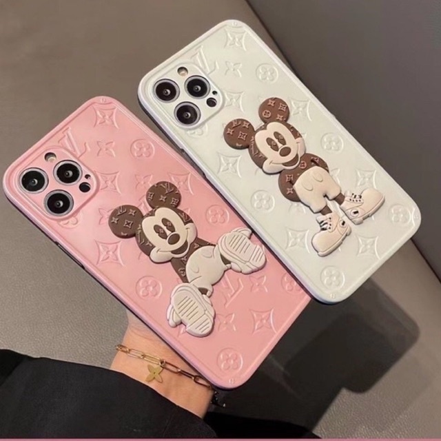 LV Mickey Case Iphone 13 13 Pro Max 13 Mini 7 plus 7+ 8 8+ X Xs Xr XsMAX 11 11Pro 11ProMax 12 12Mini 12Pro 12ProMax 13Promax