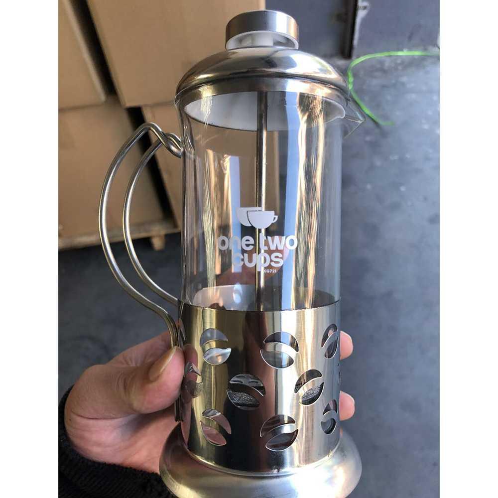 French Press 350ml Coffee Press Kopi and Tea plunger Latina Murah Kaca