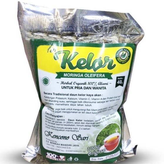 

Teh Daun Kelor Kencono Sari Kemasan Curah Asli