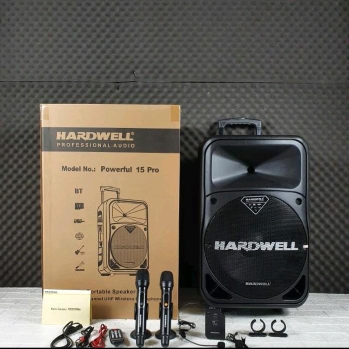 Portable speaker 15 inch original hardwell powerfull 15 pro