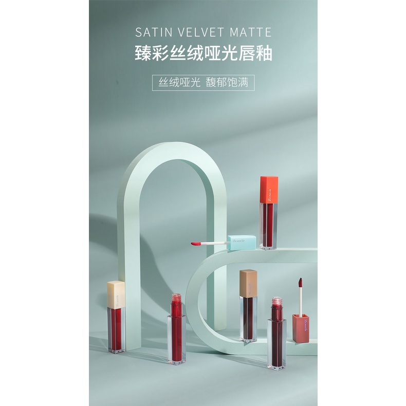 Lameila Satin Velvet Matte Lip Gloss LS 1028