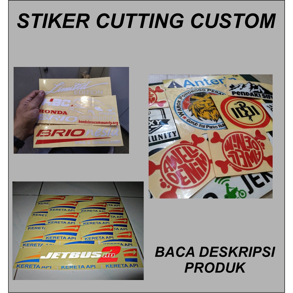 Jual STIKER CUTTING CUSTOM | Shopee Indonesia