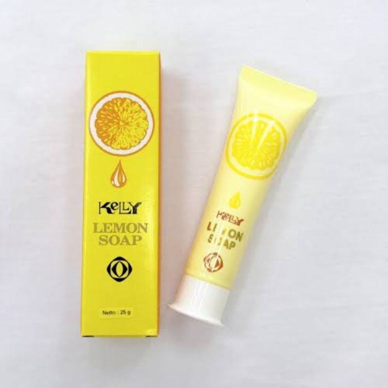 ORIGINAL KELLY LEMON SOAP 25 GR / SABUN CUCI MUKA KELLY LEMON 25 G