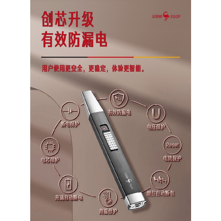 AKN88 -SSGP Stainless Steel Kitchen Gas Stove Electric Pulse Igniter Lighter